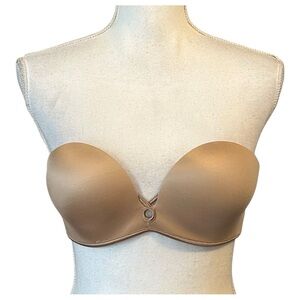 Victoria’s Secret Strapless Padded Push Up Bra SZ 34A in Sand
